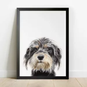 Custom Hand-Painted Pet Portrait (One or Multiple Photos merged)