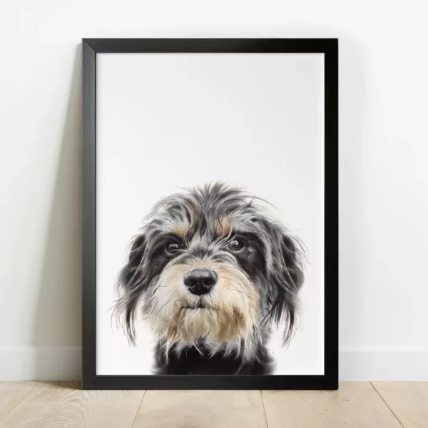 Custom Hand-Painted Pet Portrait (One or Multiple Photos merged)